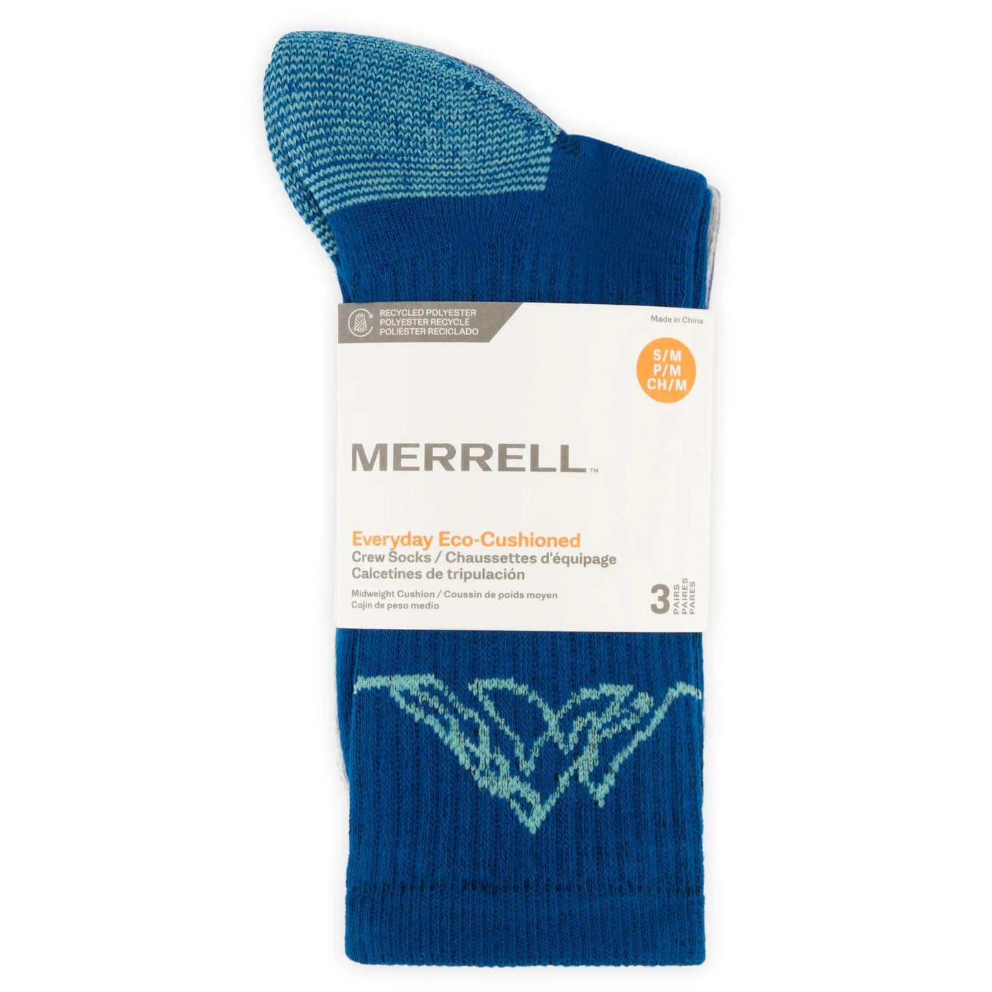Eco Cushioned Crew 3 Pack - US 0689